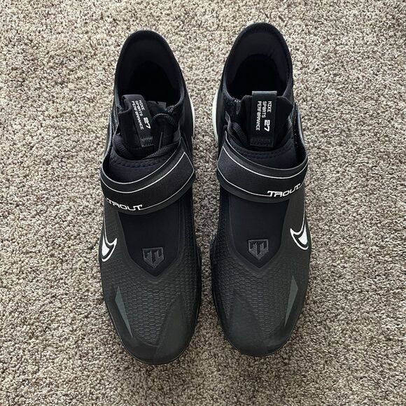 Nike Force Zoom Trout 8 Baseball Cleats Shoes Mens Size 12.5 Black CZ5913-010 main image 2